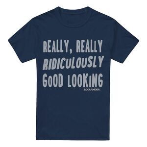 Zoolander Mens Derek Zoolander T-Shirt / Navy